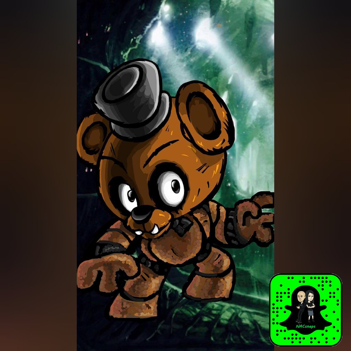 MakeDo_AndMend's tweet photo. Are you ready for Freddy?
#snapchatart from @NACsnaps with @EkmanCarola
#freddyfazbear #fivenightsatfreddys #snapchat #snapchatdrawing https://t.co/FVFsS6Oomj