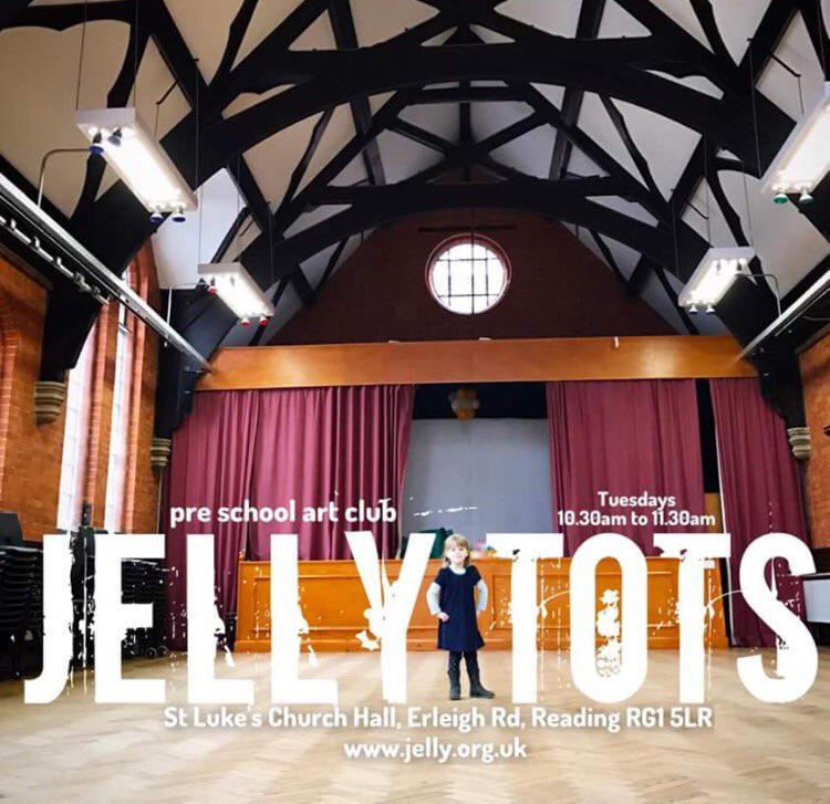 <a href="/Eastreadingcom/">Eastreadingcommunity</a> did you know our Jelly Tots preschool art club is now @StLukesReading Tues 10.30am come and get arty! #rdguk #rdg #create