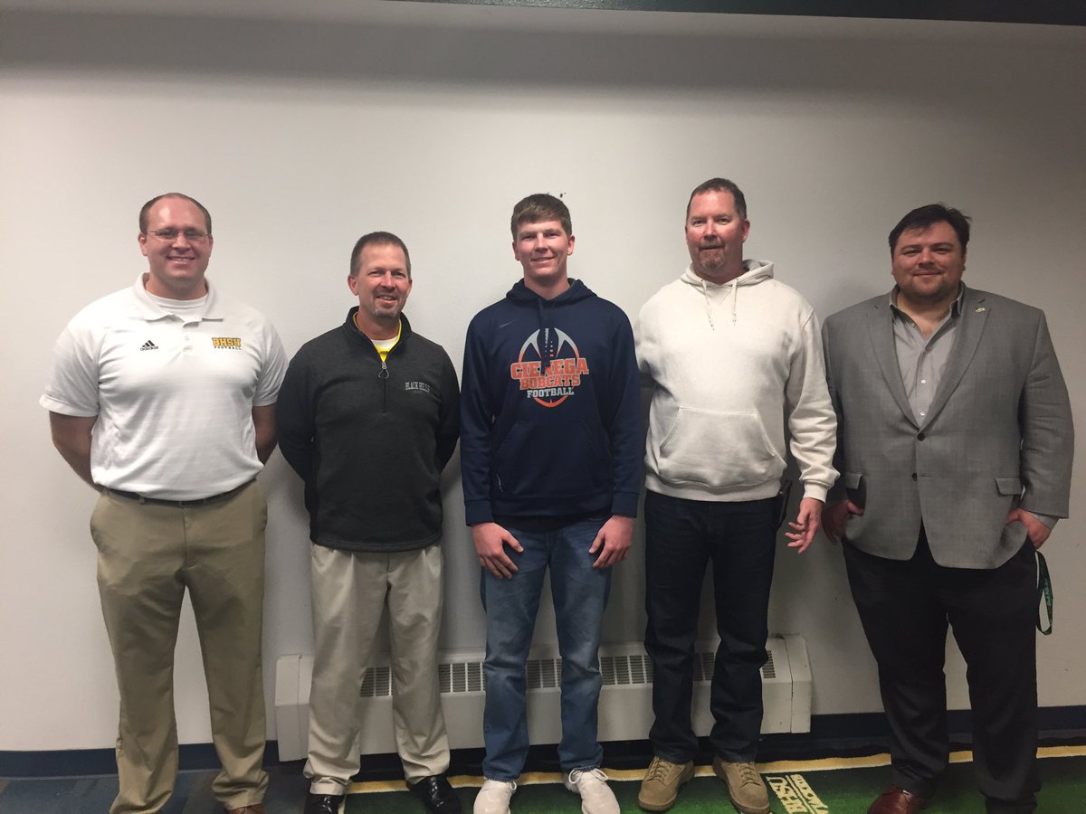 I am blessed to say I have verbally committed to further my education and football at Black Hills State University!