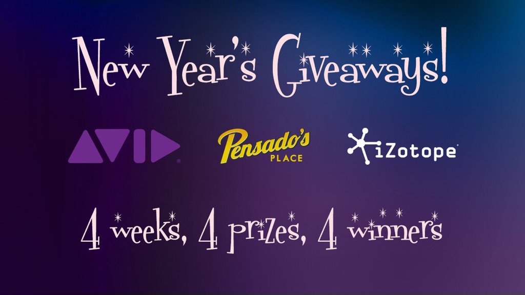 pensadosplace's tweet image. We've teamed up with @Avid &amp;amp; @iZotopeInc to bring you 4 weeks of giveaways, over $3,800 in prizes—Enter now bit.ly/2ilulqR
