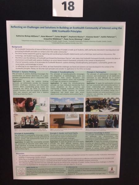 annamanore's tweet photo. In December 2016, the #EHCoIGuelph shared 3 posters at #OHEH2016 in Melbourne, Australia! See them here: https://t.co/uBtXwATsHn https://t.co/oDxz6xITdD