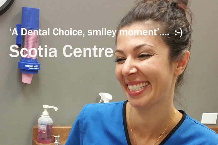ScotiaCentre's tweet photo. Everyone is all smiles @DentalChoice on the third floor of @ScotiaCentre https://t.co/xTgdsJVF1F