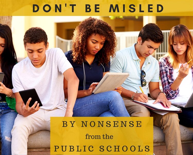 HomeschoolPost's tweet photo. From @wesbdirect, a new #Homeschooler Post article: Don't be misled by nonsense from the public schools! https://t.co/cTRgCrZ4MU https://t.co/U0ZHVCUDoC