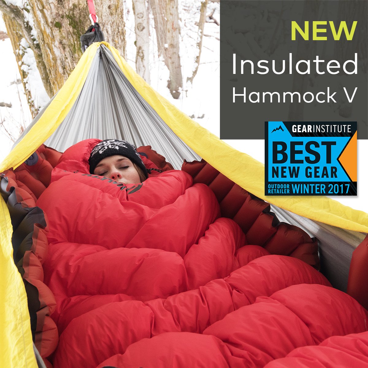 outsidemedia's tweet photo. The award winning @klymit Insulated Hammock V is available for pre-sale now. https://t.co/y1gApJE557 #Klymit #Hammocks #Camping https://t.co/68gocS00BH