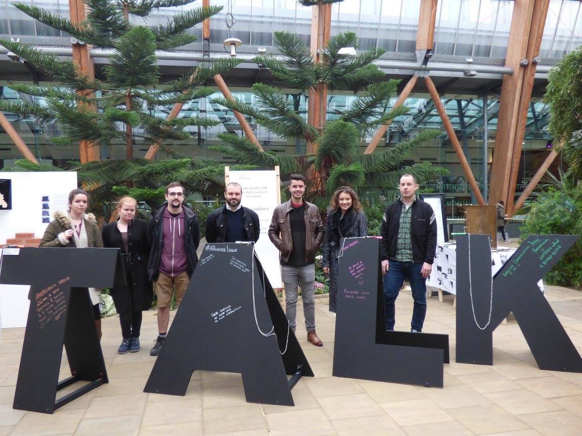 weronikasdesign's tweet photo. We did it! The exhibition is up and will be until Thursday so make sure you come along! #abiggerissue https://t.co/MZmXlnA4ag
