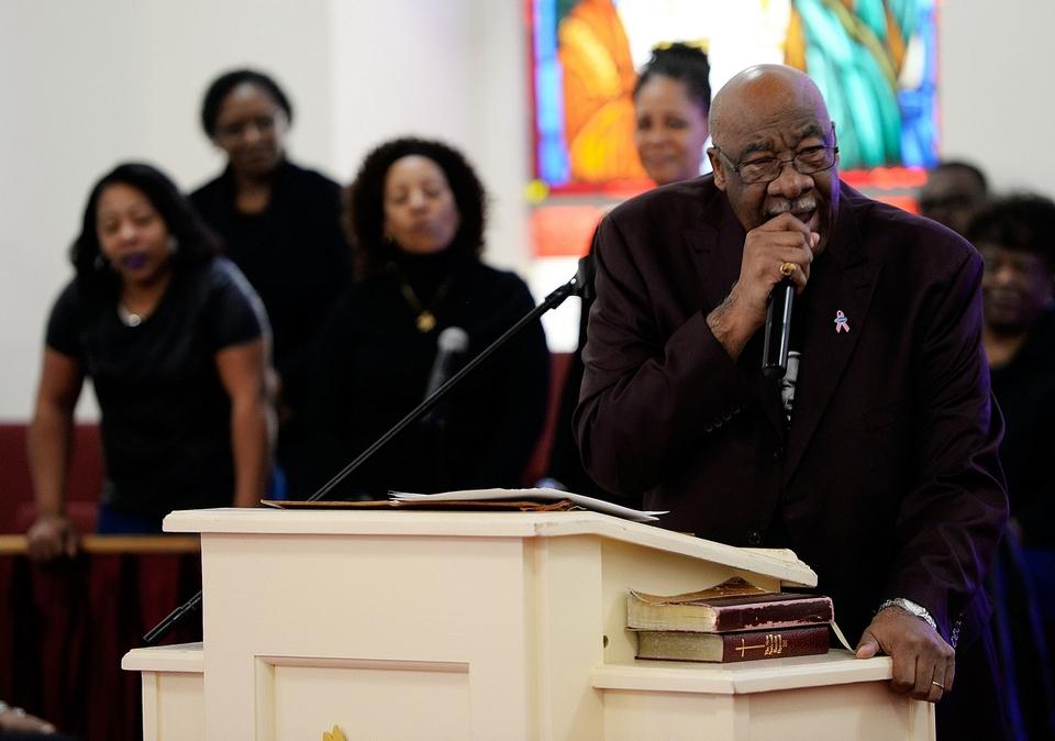 thedayct's tweet photo. Trump’s upcoming presidency was common theme during local celebration of the life of Martin Luther King Jr. https://t.co/uJ14JyaZJz #MLKDAY https://t.co/LLkDCcuYQB