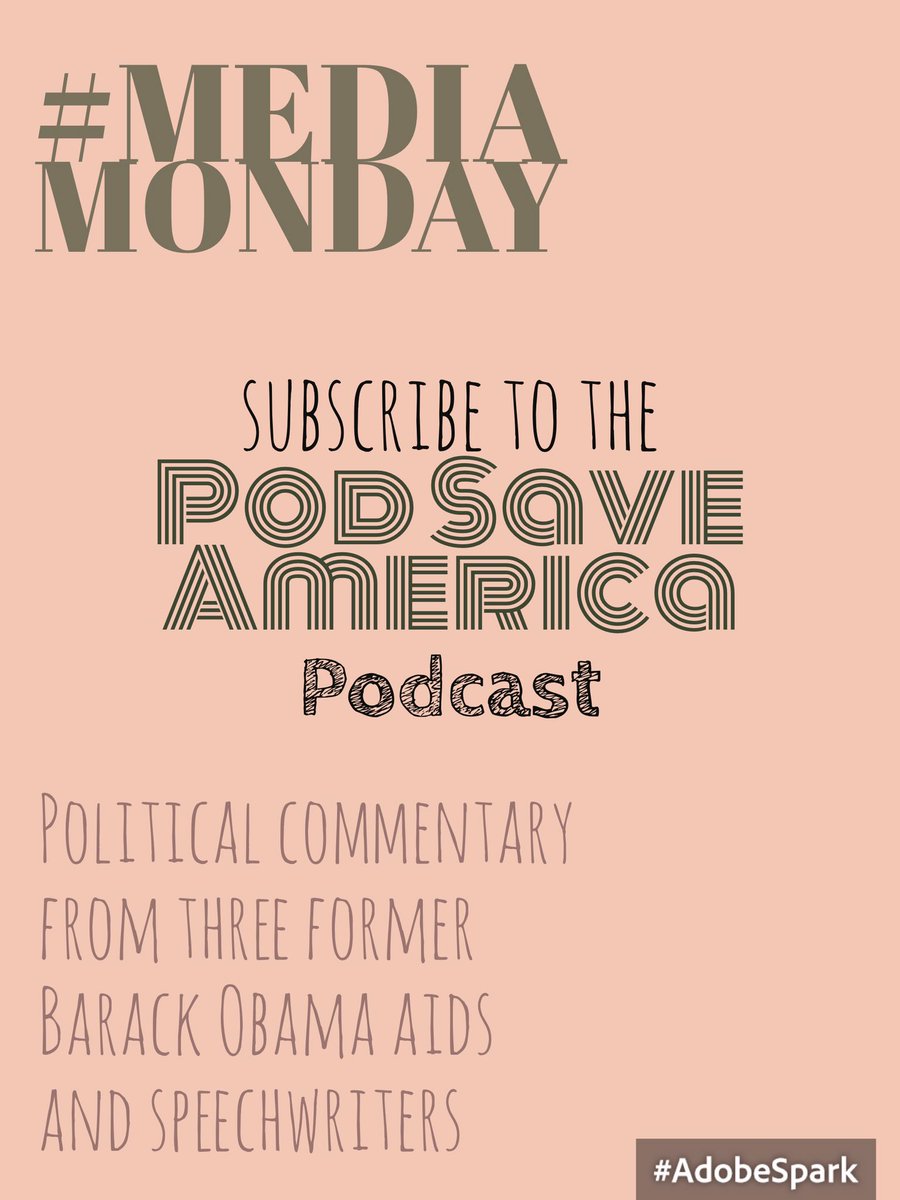 MinionsRiseUp's tweet photo. Happy #MediaMonday Minions! Today we recommend subscribing to the @PodSaveAmerica !The same brilliant hosts from #keepinit1600 back at it. https://t.co/PaRvhOihGL