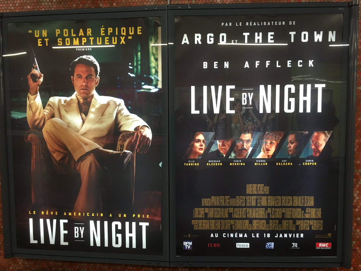 mulderville's tweet photo. Pour son 4eme film #LiveByNight @BenAffleck témoigne une fois de plus qu'il a l'étoffe d'un grand réalisateur et scénariste @warnerbrosfr https://t.co/kpdB7cBIWQ