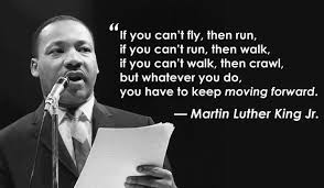 substantiare's tweet photo. "Whatever you do, you have to keep moving forward." #HappyMLKDay2017 https://t.co/SiojDWqnha