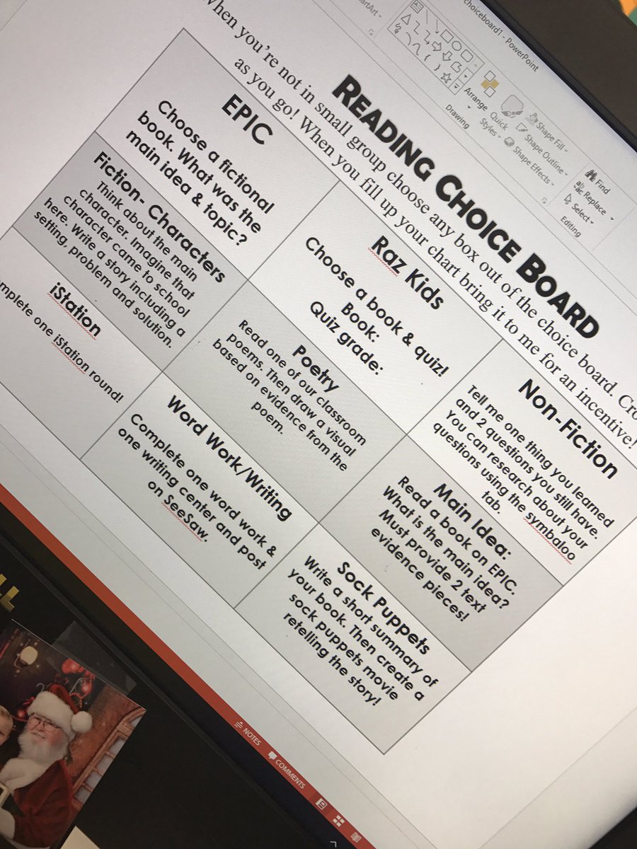 toriamahan's tweet photo. Daily 5 with choice boards! Thanks @laurarkm @DStewart923 for inspiration! #frenshare https://t.co/Bli7bjMG1g