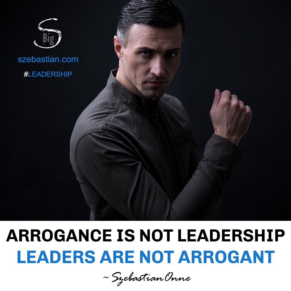SzebastianOnne's tweet photo. Arrogance Is Not Leadership. Leaders Are Not Arrogant - Szebastian Onne
#Leadership  #DreamBigMakeItHappen  #CELcube #ONNE https://t.co/K3Mo4bxRYd