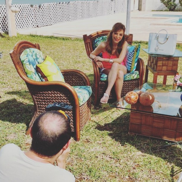 Sesión fotográfica para primavera verano Vittorio con <a href="/LauraFloresMx/">Laura Flores</a>
