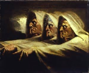 Macbeth_HE3's tweet photo. I rode my horse three hours just for y'all to tell me more prophecies?? @basic_witch1 @basic_witch2 @basic_witch3 https://t.co/h31vQON4aN