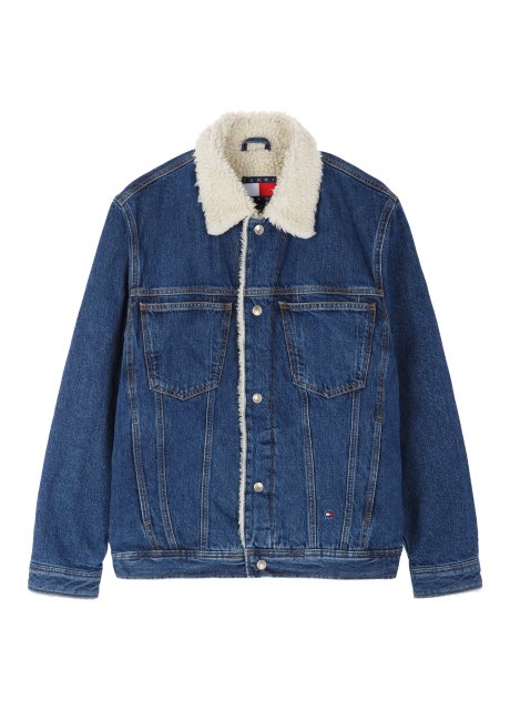tommy sherpa denim jacket