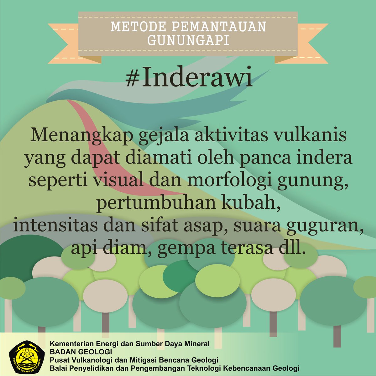 BPPTKG's tweet photo. Pemantauan #inderawi dilakukan dengan melihat langsung gejala aktivitas #vulkanis yg dapat diamati olh panca indera @KementerianESDM https://t.co/kNHea2dN19