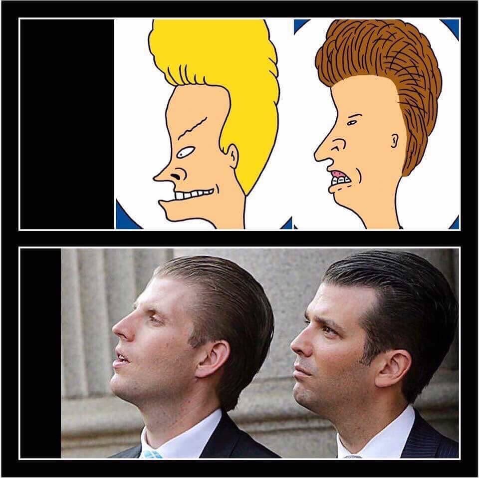 krassenstein's tweet photo. The Resemblance is Really Uncanny - @realDonaldTrump @EricTrump - Retweet To Get Under Trump's Skin Even More! https://t.co/l96KeYnU3A