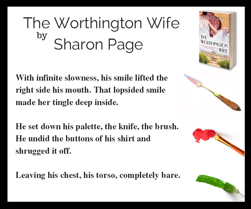 ReadSharonPage's tweet photo. When painting gets fun…#The Worthington Wife. https://t.co/BbHrQlrStl https://t.co/JRyvExM2FK