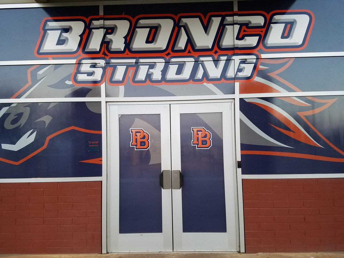 PostonWrestling's tweet photo. Very cool addition to campus! We are all #BroncoStrong @PostonAthletics @PBhighschool @Florenceusd https://t.co/VRt5SkVqyV