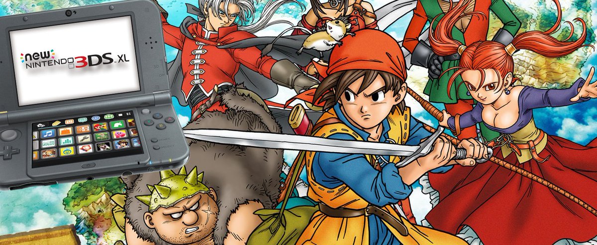 Mundogamers's tweet photo. RT+síguenos y cuéntanos con @Mundogamers y #merezcoDQVIIIpor para ganar esta N3DSXL + Dragon Quest VIII !!!

+info: https://t.co/tzme87RkZS https://t.co/qz9rMUoxl6
