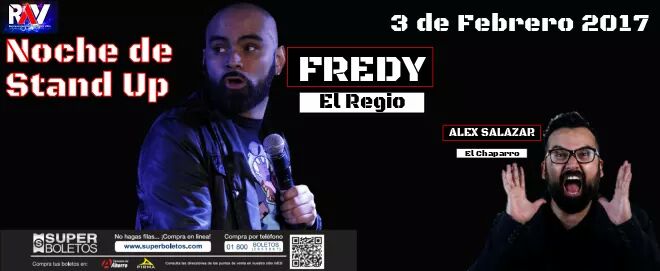 FredyRegio's tweet photo. Es oficial, nos vemos el 3 de febrero en #Morelia y estaré con mi hermano @soyelchaparro. No se lo pueden perder.
#Standup #comedia https://t.co/LhnqxXlBBf