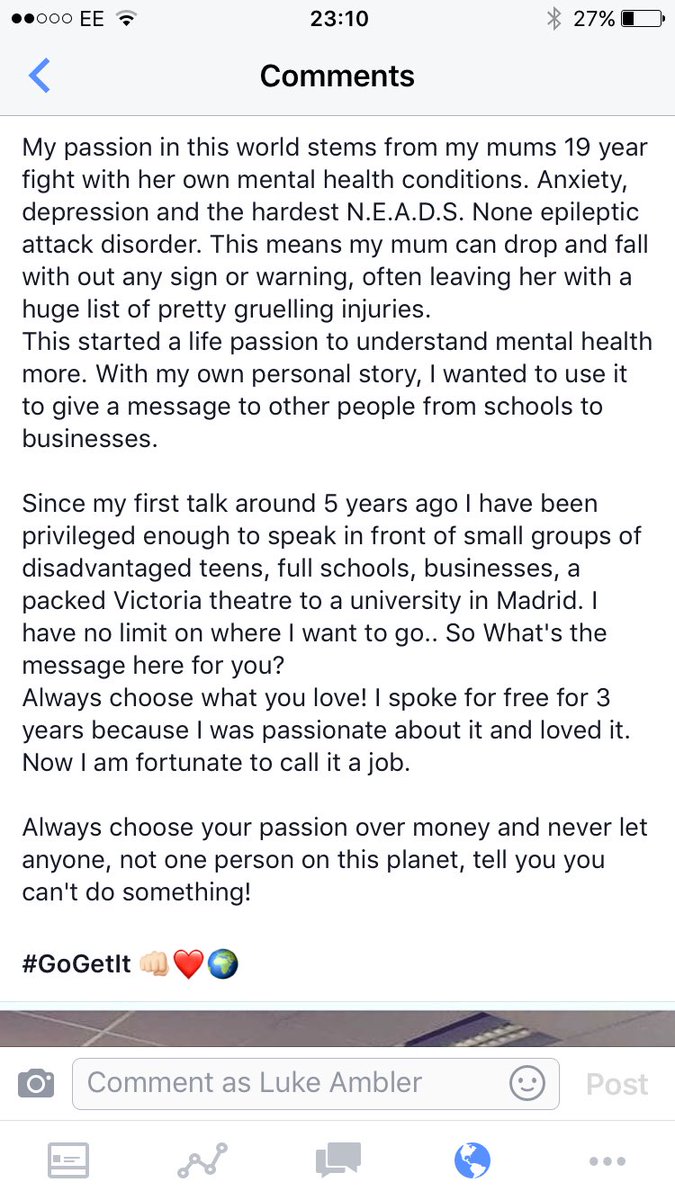 lukeambleruk's tweet photo. My passion in mental health started 5 years ago but from a 19 year journey. This will give people a little insight in to where it began��🏻❤ https://t.co/fmih53LKbY