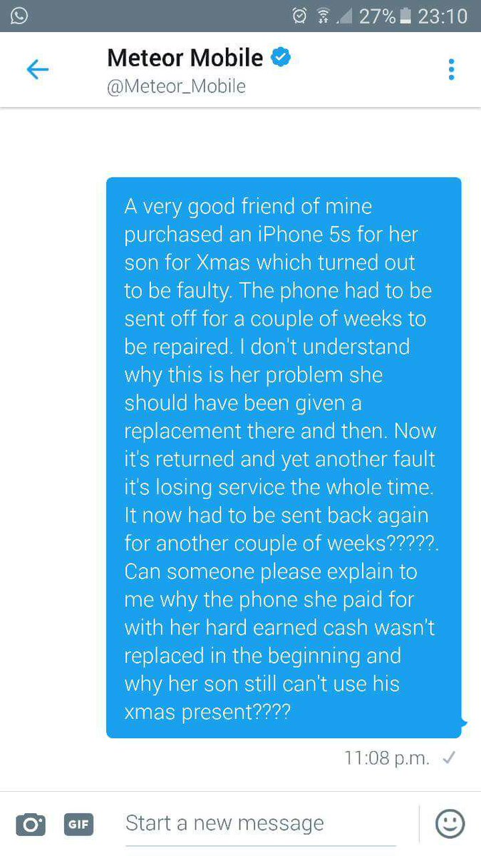 JECcarpentry's tweet photo. @Meteor_Mobile #poorcustomerservice #joke #christmasruined.
Typical Meteor, couldn't care less about their existing loyal customers https://t.co/rlwQf2RDsW