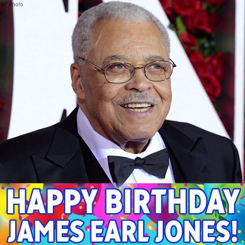 Happy 86th birthday to legendary actor James Earl Jones! 