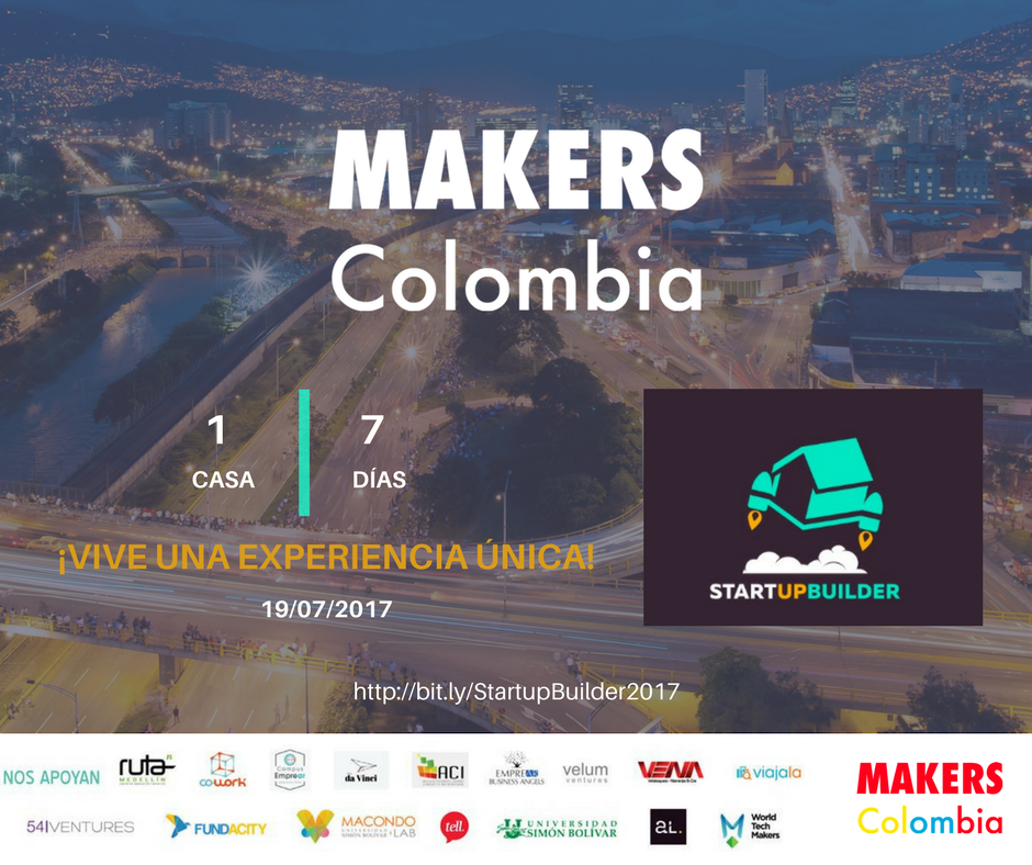 MakersColombia's tweet photo. @BuilderStartup una experiencia única para #Emprendedores pregunta por los descuentos para #MakersColombia

https://t.co/KyufhjJ9gy
#USA #LA https://t.co/rWvR8lcxvW