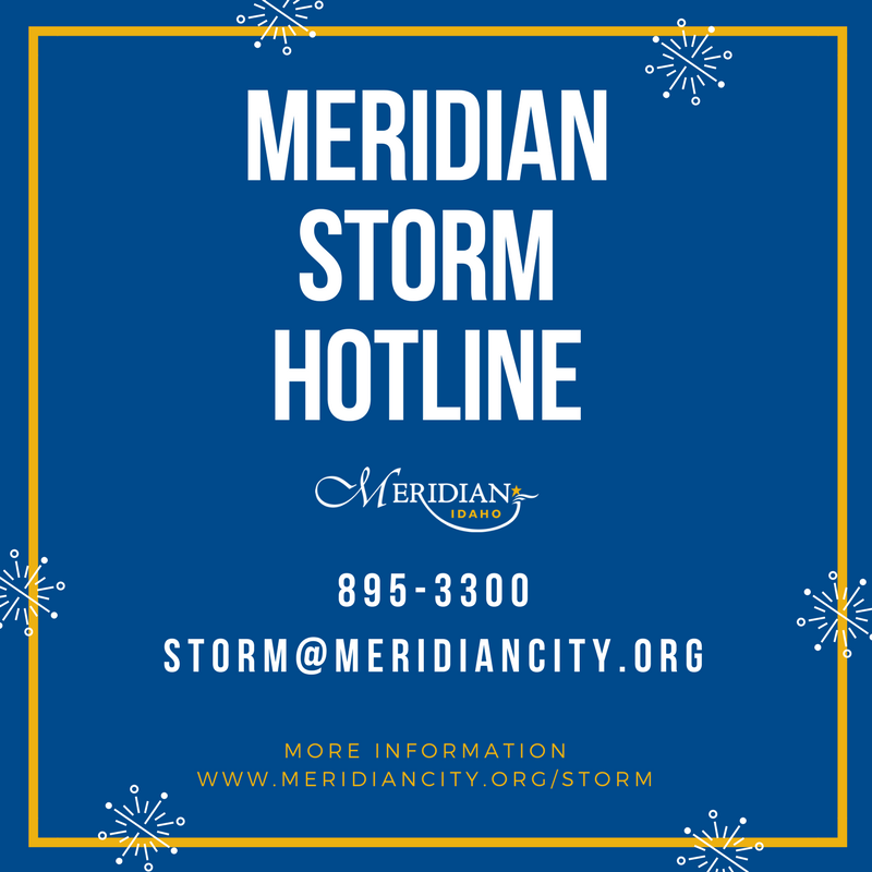 MeridianIdaho's tweet photo. Call or email us if you have a storm related issue. More updates at https://t.co/gZc1JH7zc9 #MyMeridian https://t.co/QBixFrTEgK