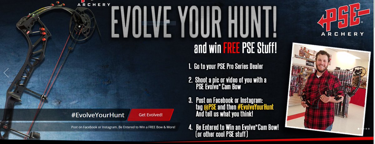 NF_archery's tweet photo. Come in and shoot the PSE Evolve!
#EvolveYourHunt https://t.co/BOdmWy4Rfa