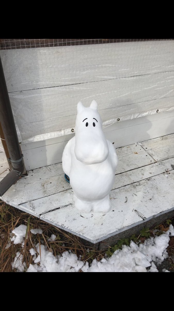 MapleGarden2's tweet image. 久々の積もった雪にテンション上がったので、ムーミンの雪だるま作ってみました⛄️

#三重 #桑名 #四日市 #カフェ #ランチ #雪だるま #雪 #ムーミン #ムーミンハウス #北欧雑貨