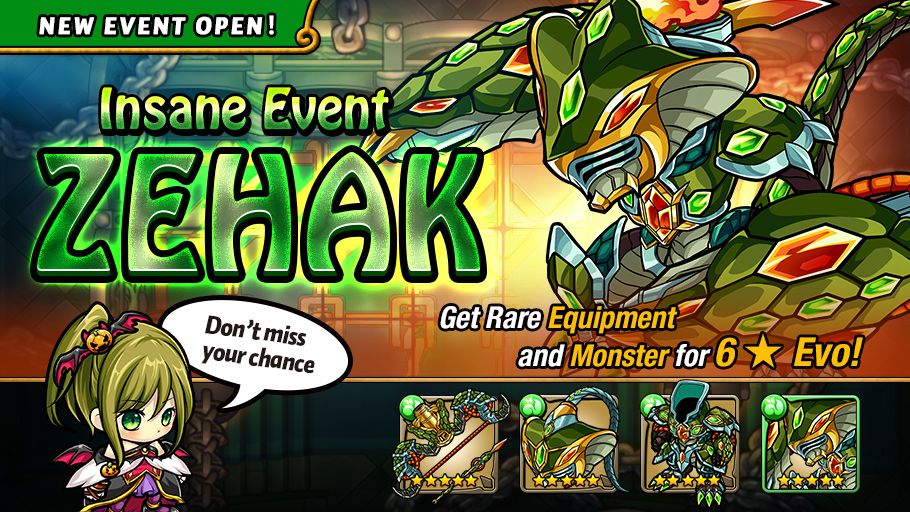 Kick9Gamers's tweet photo. The Zehak Insane Dungeon event is Live! How far can you delve into this insane dungeon? #puzzlegame https://t.co/8lXpx8kPZY https://t.co/pjD9DHqurz
