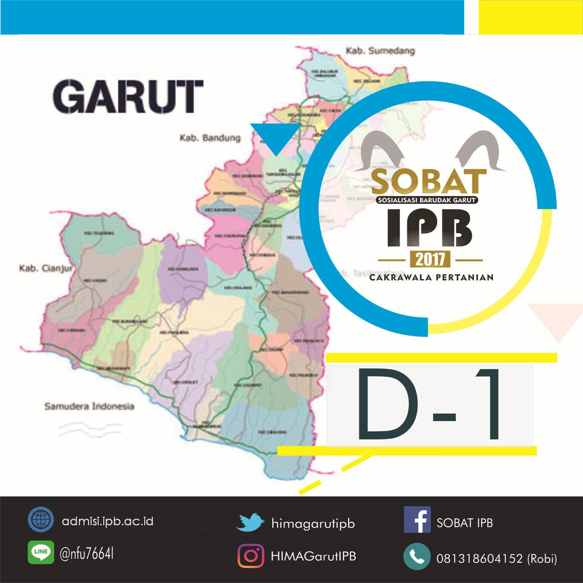D-1 menuju IGTS 2017
Hari pertama, Himaga akan datang ke SMAN 8 Garut.