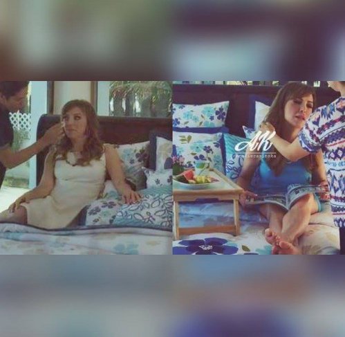 Backstage de la sesión de fotos de <a href="/LauraFloresMx/">Laura Flores</a> para <a href="/PrimorCasa/">Colchas Primor Oficial</a> <a href="/RealVDF_oficial/">Vittorio D'Firenze Oficial</a> 📸👌🏻
