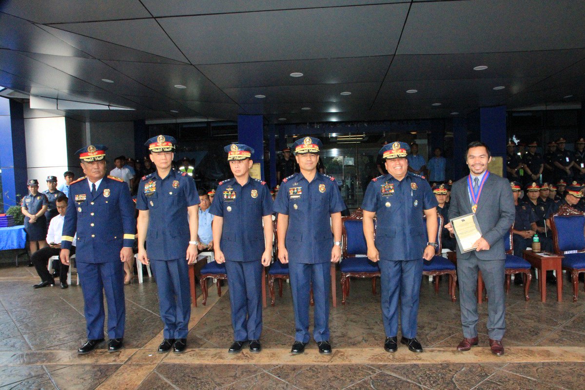 Sen Manny Pacquiao was the Guest of Honor and Speaker during the 38th Founding Anniversary of the PNP Intelligence Group on January 16, 2017
