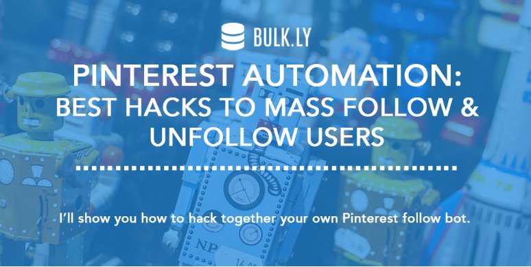 ArtworksByShana's tweet photo. pinterest automation: best #FreeHacks to mass follow &amp; unfollow usersvia @Bulkly: https://t.co/SsDkALdnQL https://t.co/gVTcnaRTj0