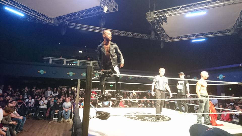 El_STANerico's tweet photo. Can we all just appreciate how outstanding @RockstarSpud @ThisIs_Progress debut was?Themesong, inring work,attire, it was perfect #2manymore https://t.co/VcbaKFGR46