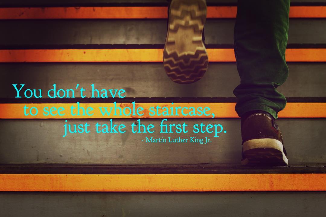 KimPerell's tweet image. Follow your dreams! Every great journey starts by taking the first step. #MLKday2017 #WordsOfWisdom #keepmovingforward