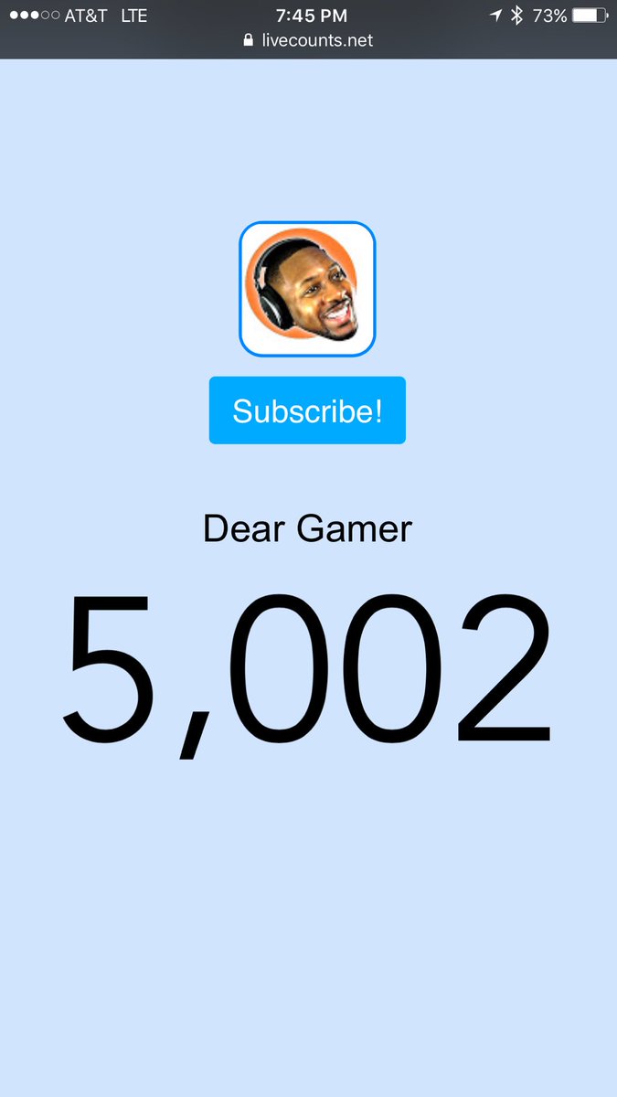 DearGamerTV's tweet photo. We made it!!! #Youtube #SmoothTube @YouTubeGaming @TwitterGaming https://t.co/kxsfOvTCC4