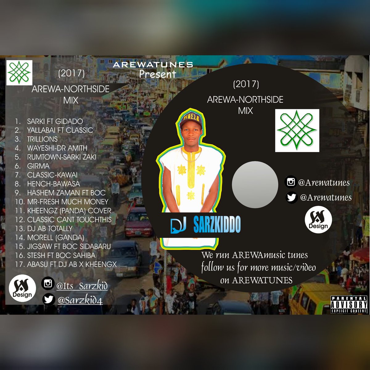 sarzkid4's tweet photo. 2017
AREWA 
MIX 
NOW AVAILABLE @arewatunes 
Link below
    
https://t.co/7OcRPI46gc https://t.co/hW3tyv7XsQ