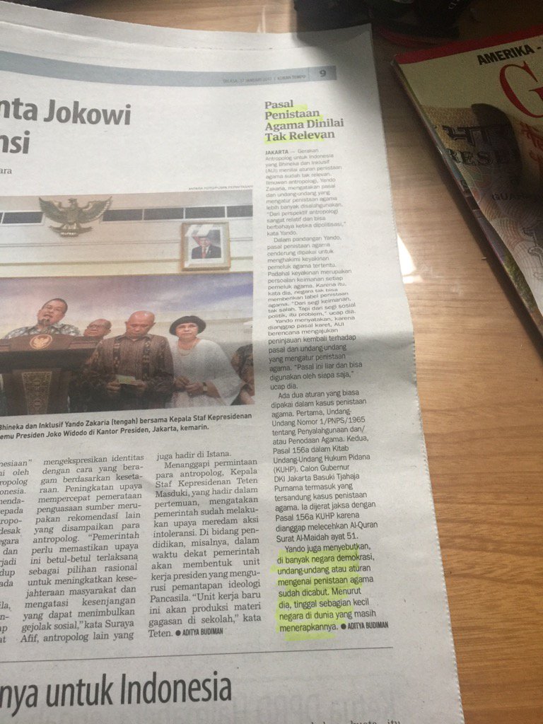 rajasundawiwaha's tweet photo. gerakan anthropologi minta psl penodaan agama dicabut merujuk negara barat beda budaya dn lb etnis bngs ini dn barat https://t.co/nXV2yE3lRP