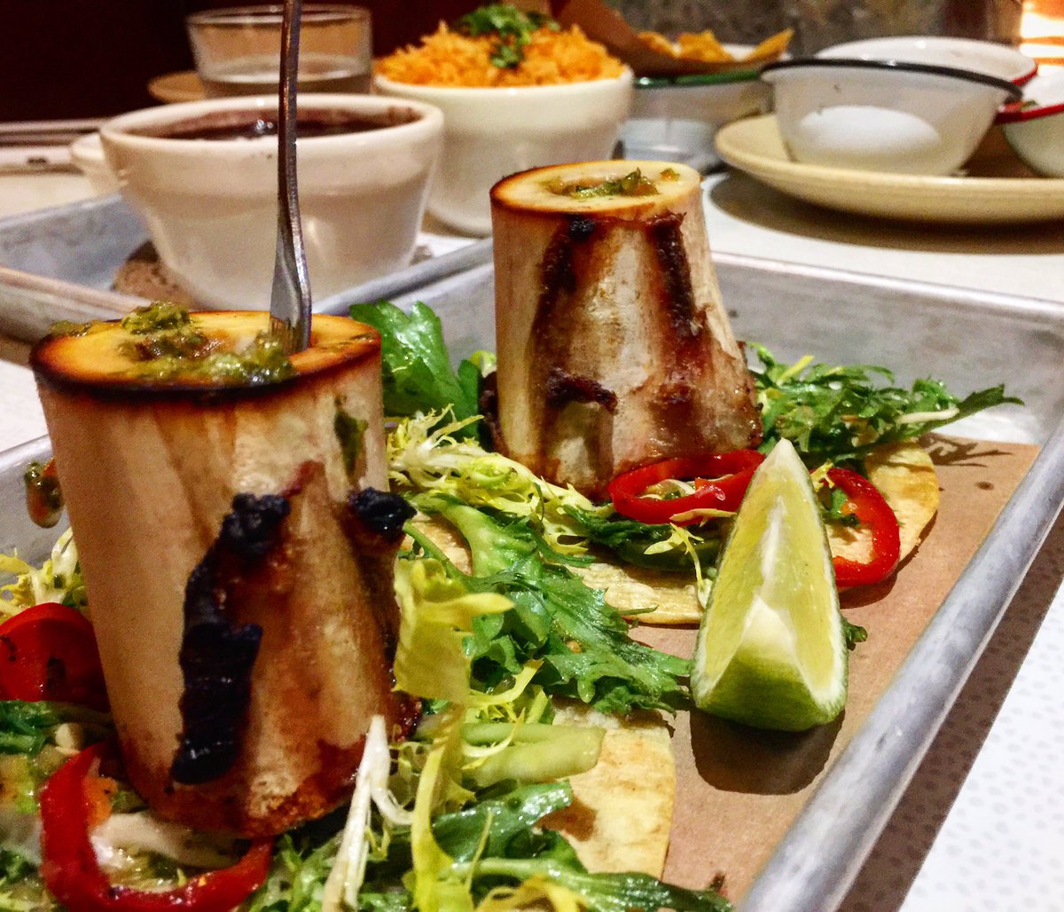 Bone marrow chalupa. Some exotic Mexican at the new <a href="/lolosmiami/">Lolo's Surf Cantina</a> in #sofi #miamibeach #southbeach  #mexican