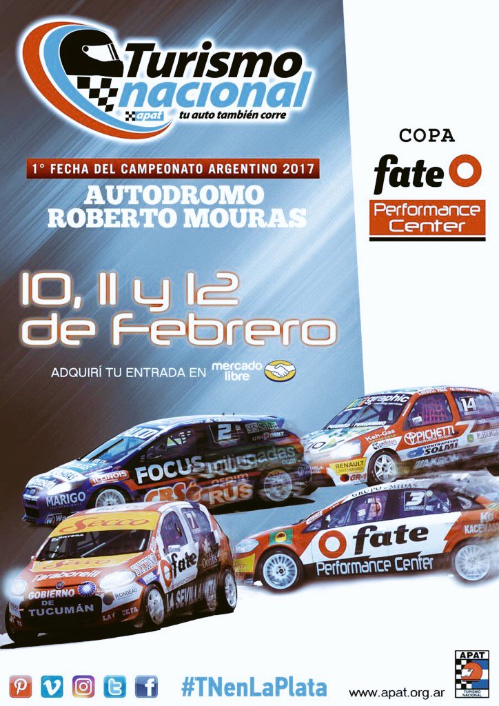 leonelperniafan's tweet photo. Te lo vas a perder? Arranca el @prensatn el #10DeFebrero en el @AutodromoMouras disputará la #CopaPerformance https://t.co/P6O0wvOfDM