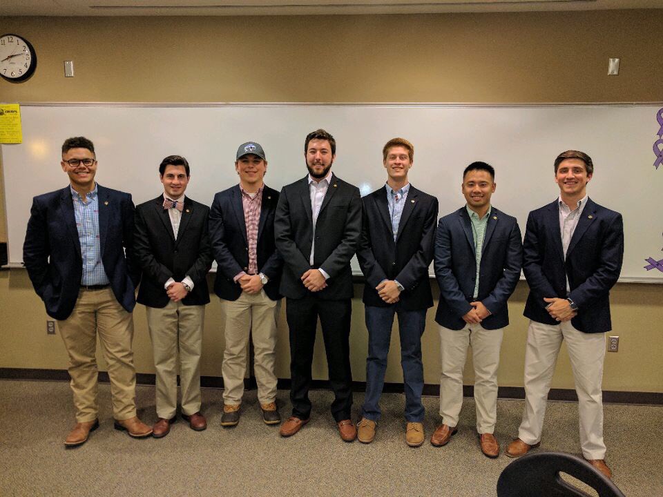 The 2017 executive board ready to get the new semester rolling