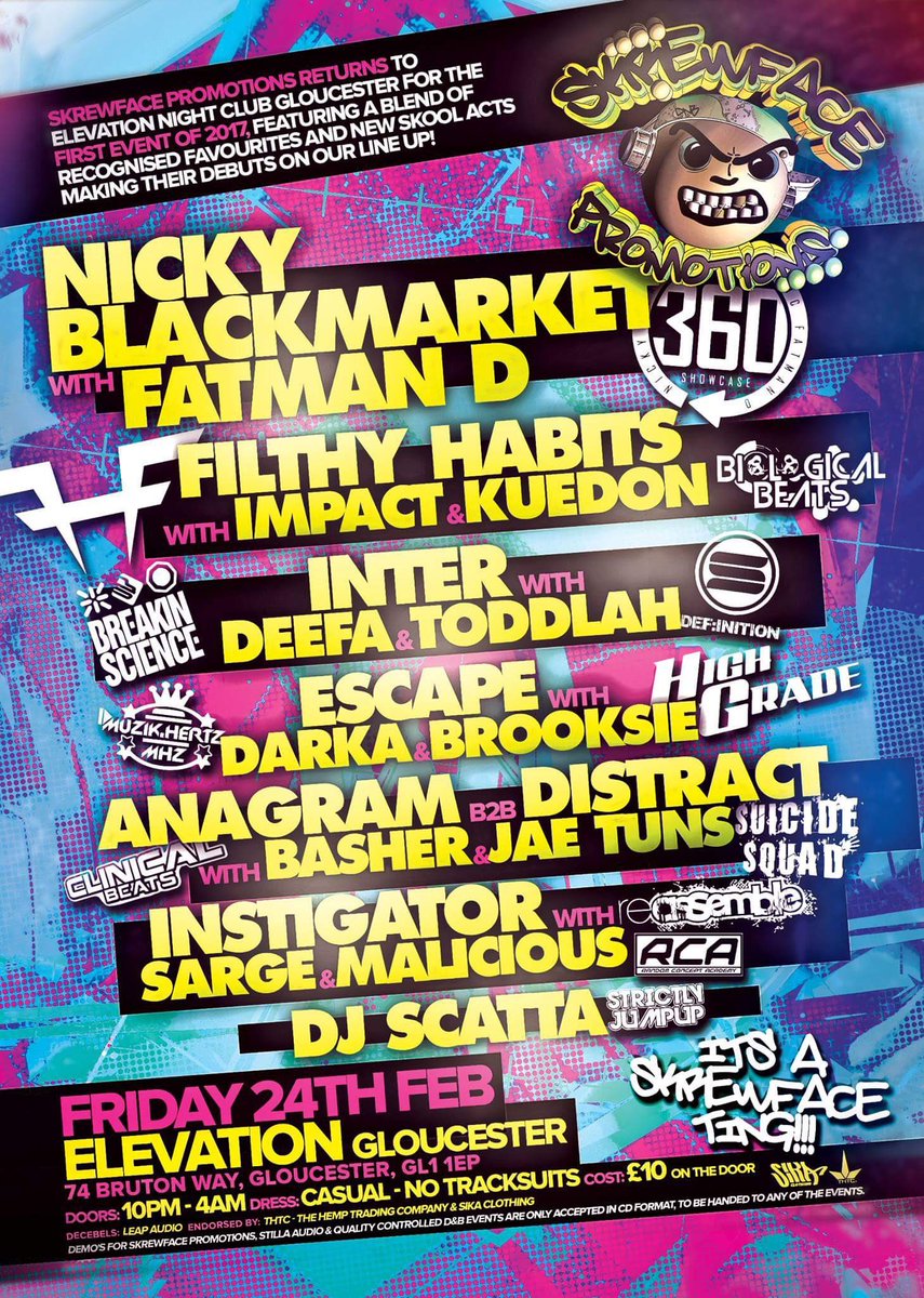 SkrewfacePromos's tweet photo. Skrewface31 
https://t.co/XguOwyvtar @nickyblkmkt @fatmandee187 @FilthyHabitsDnB @InterDefinition @djescapeuk @Kuedonmc @MCToddLah @DnbNews https://t.co/qGfRl88mVi
