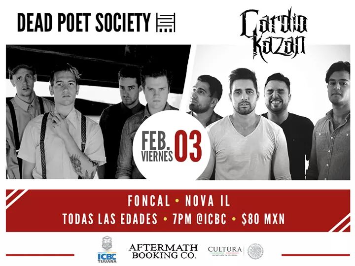 CardioKazan's tweet photo. RT a los Flyers de nuestros siguientes shows junto a @WeAreDPS 
02 de Feb @ Ensenada
03 de Feb @ Tijuana 
04 de Feb @ Mexicali https://t.co/wrA4MVQ98X