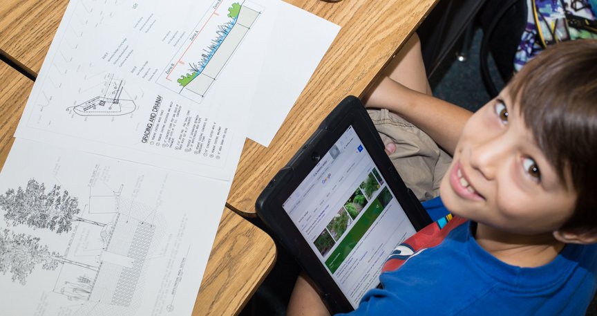 Interns met last week with landscape architects to select plants for use in the DROPS grant-funded engineering projects on their campuses. 🌱