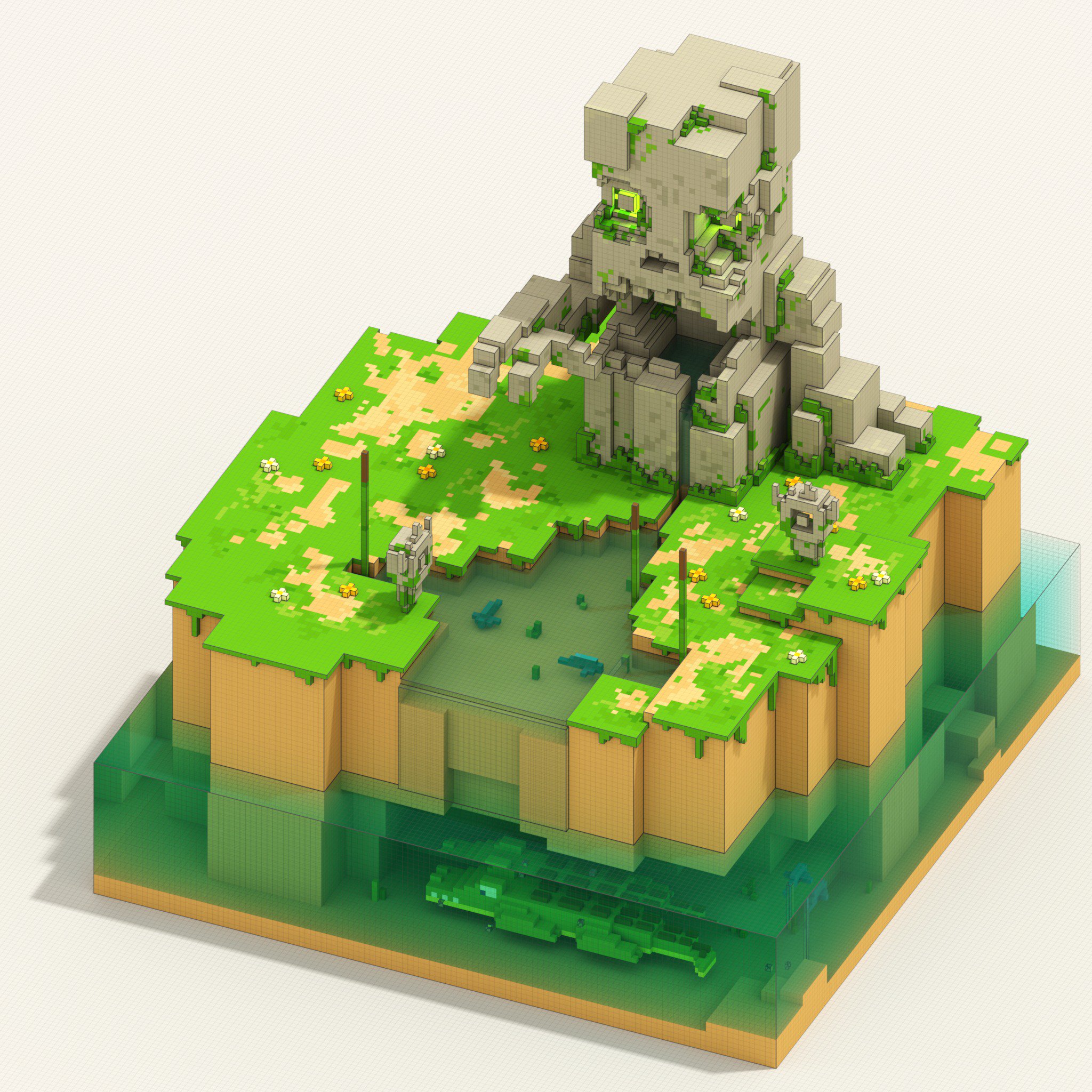 Magica Voxel майнкрафт