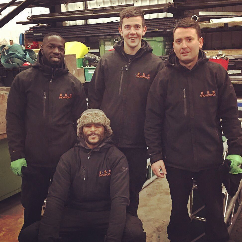 showforcegroup's tweet photo. Looking bright and fresh this morning guys! (I suppose 8am is pretty late in the day for our crew) #eventprofs #showforce #lookingsmart https://t.co/GBNitNo6L6
