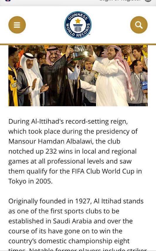 #منصور_البلوي
يقولون الصورة أبلغ من الكلام وأقول موسوعة
غينيس أبلغ من كُلّ وصف .